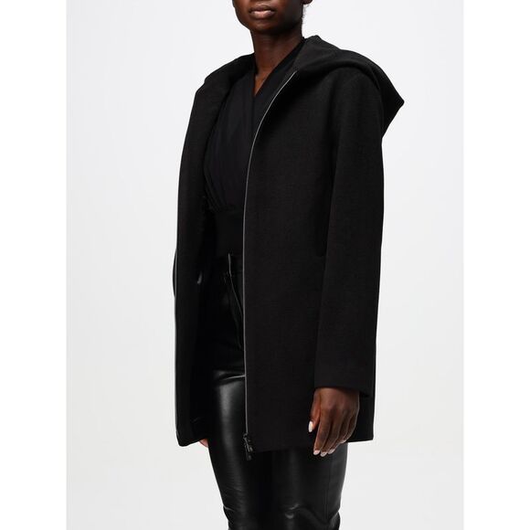 Hanita Coat Woman Black - Picture 3 of 4